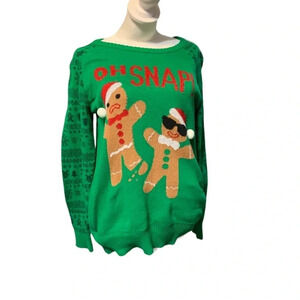 Holiday Sweater Oh Snap women's size XS
